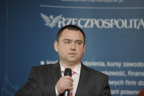 Tomasz Piltel z Motorola Solutions podczas prezentacji na Forum Energetycznym Rzeczpospolitej 2011