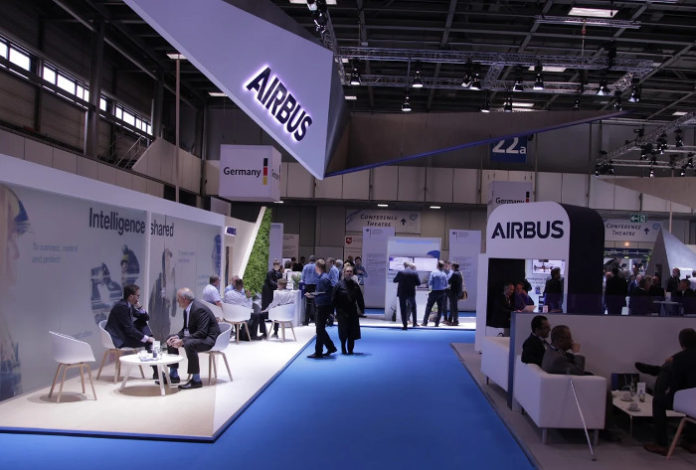 stoisko Airbus CCW2018 Berlin