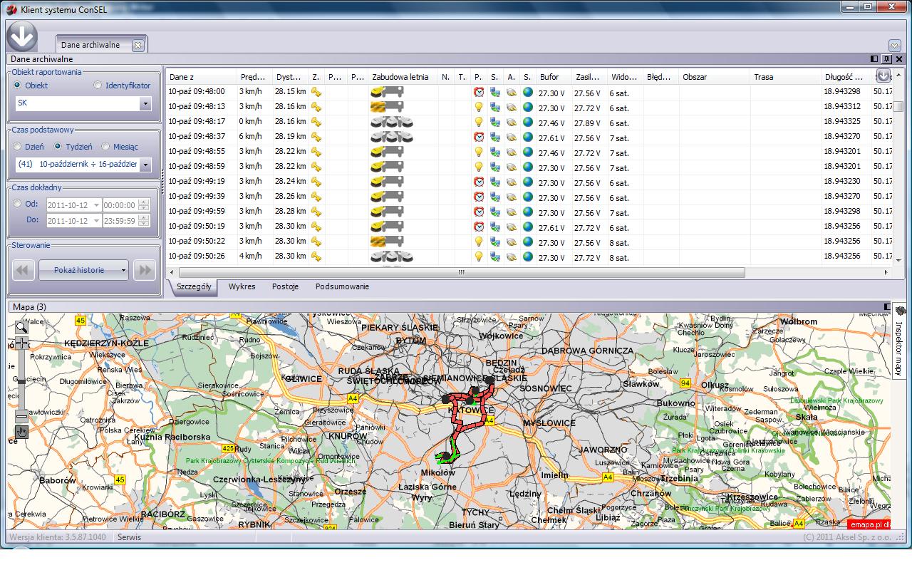 Wygląd aplikacji AkselAVL